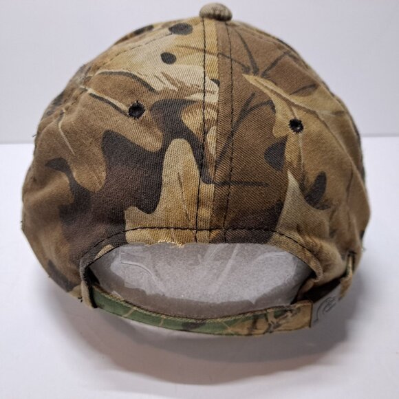 Ducks Unlimited Camo Adjust Strapback Hat Outdoors Hunting Embroidery Logo - Picture 4 of 10